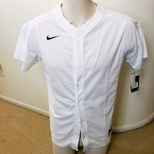 SALE Nike NWT Boys Baseball/softball white jersey Sz L